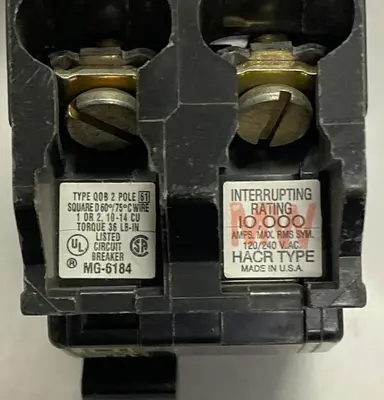 Used SQUARE D Q0B Miscellaneous Equipment (Electrical & Power) | Surplus Asset Holdings #1198478