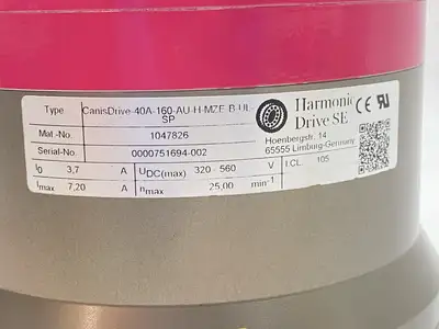 Used Harmonic Drive Hollow Shaft Servo Actuator Servo Motors Michigan US | Maverick Industrial Sales #1389554