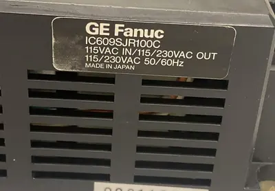 USED GE FANUC IC609SJR100C