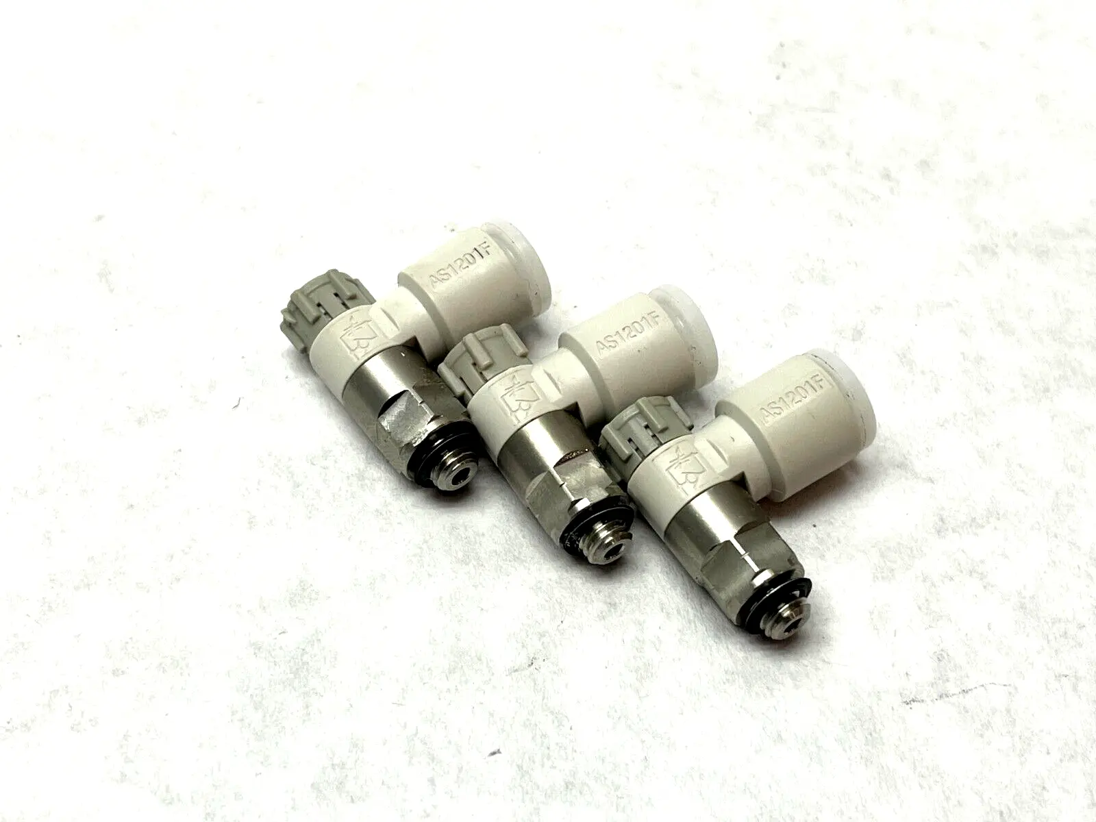 AS1201F-M5-07A | SMC  Speed Control Fitting LOT OF 3 - Used