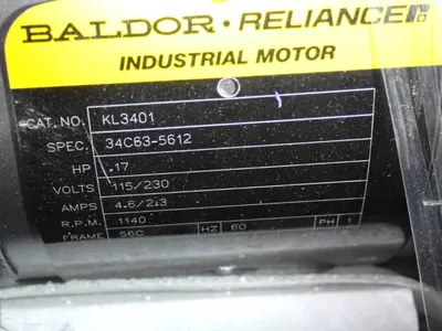Used BALDOR KL3401 A.C. Motors Ohio US | HGR 24 #1132814