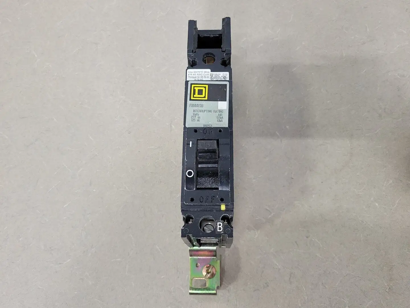 USED SQUARE D FH16015B