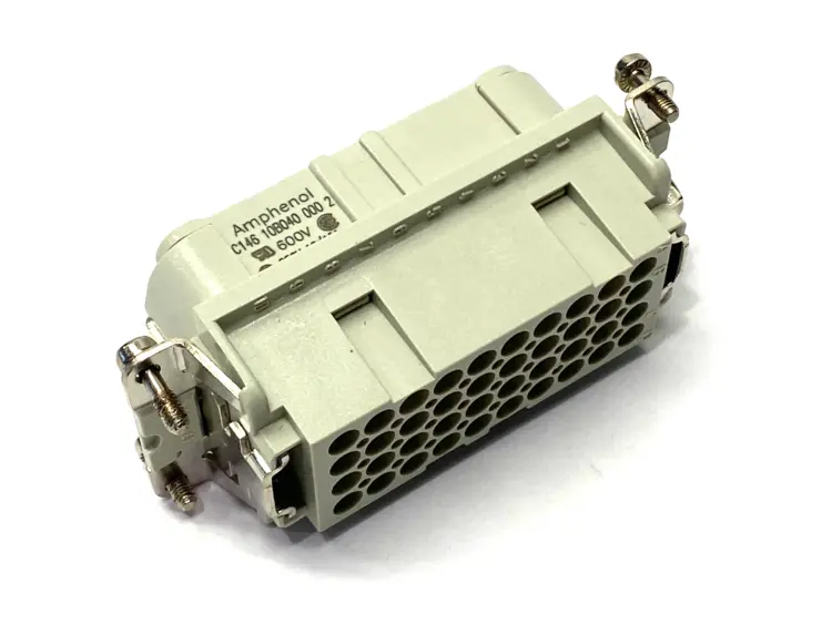 New | in-Stock Amphenol Female Insert 40-Position 600V 15A Connector Accessories Michigan US | Maverick Industrial Sales #1456761