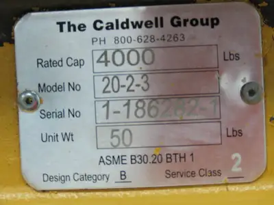 Used CALDWELL _UNKNOWN_ Miscellaneous MRO Indiana US | Arrow Industrial #1367460