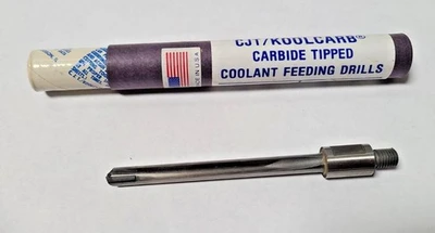CJT KoolCarb Carbide Tipped Coolant Feeding Drill Bit .3125