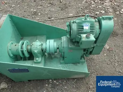 USED Spaans Manufacturing LTD. 20" x 201" Spaans Screw Conveyor, S/S, 5 HP
