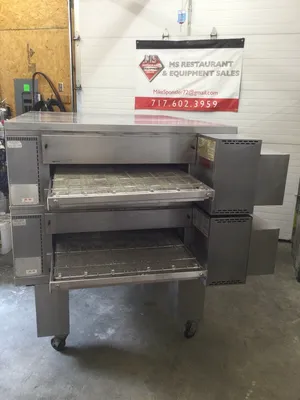 Middleby Marshall PS570G Double Stack Conveyor Pizza Ovens Tested / Working!