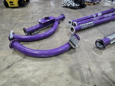 6" Diameter Hapman TubePro™  Drag Conveying System, 15 HP, New In 2020