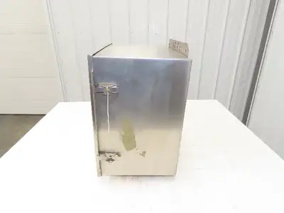 Marsh 17x16x10" Stainless Steel Industrial Computer Monitor Enclosure