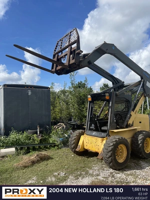 Used 2004 NEW HOLLAND LS 180 Skid Steer Loaders Florida US | Proxy Equipment #1377902