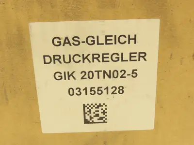 Kromschroder GIK 20TN02-5 Air/Gas Ratio Control Pressure Regulator 3/4" NPT