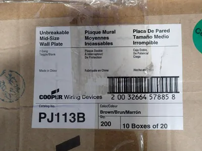 USED COOPER WIRING PJ113B