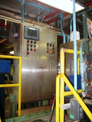 Sharples SP-6500 solid bowl basket centrifuge, 316SS.
