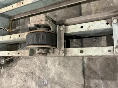 20,000 LB (10 TON) ARONSON MODEL #WRD10 POWERED TANK TURNING ROLLS, DRIVE & IDLER: YOBRO #25145