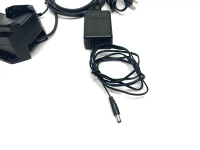 USED KEYENCE RUGGED INDUSTRIAL HANDHELD CODE READER, WIRELESS MODELS CRADLE