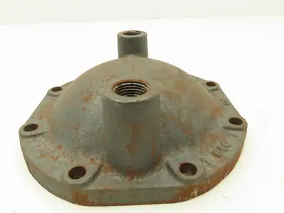 ITT Hoffman 10407 06 81501 Thermostatic Steam Trap Cover 1/2" NPT 7-1/4" OD