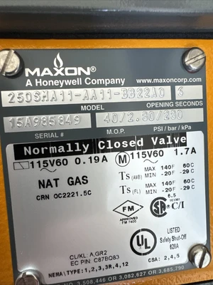 NEW Honeywell 250SMA11-AA11-BB22A0