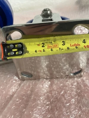 (2) Prism By Bassick Industrial 4” Wheel Diameter Rigid Caster See Phots For