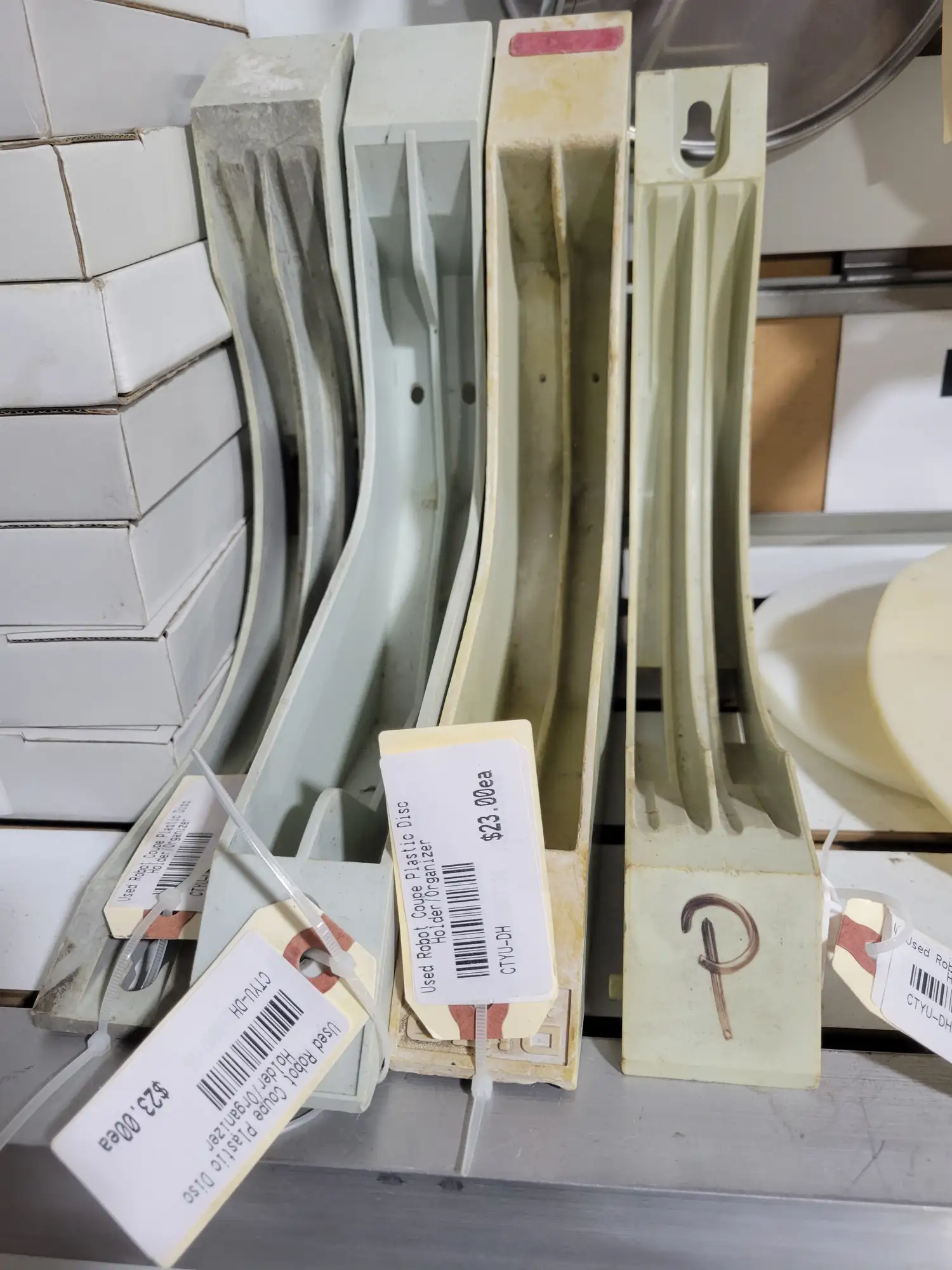Used Robot Coupe Plastic Disc Holder/Organizer