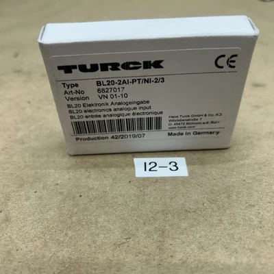 NEW Turck BL20-2AI-PT/NI-2/3