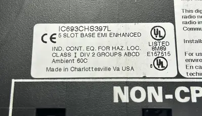 USED GE FANUC IC693CHS397J