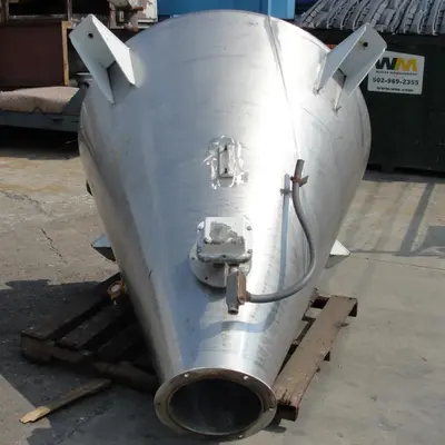 SPC6944  Bin Hopper Silo 28 cu.ft., bulk storage bin, Stainless Steel