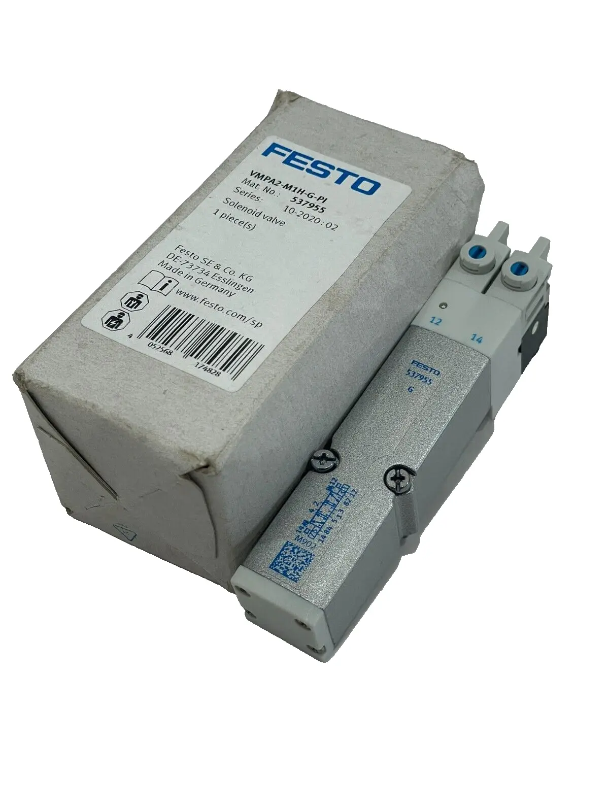 NEW FESTO VMPA2-M1H-G-PI SOLENOID VALVE 537955 VMPA2M1HGPI