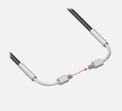 Banner PIAT46U 27336 Plastic Fiber Sensor, Opposed Mode, Core Dia 1 mm [New]