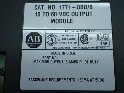 Used ALLENBRADLEY 1771OBD/B PLC Input & Output Ohio US | HGR 24 #879750