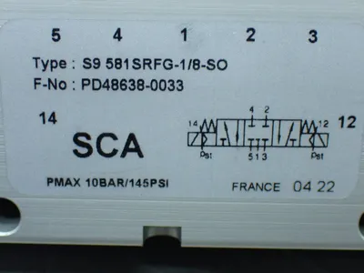 New | in-Stock SCA S9 581SRFG1/8S0 Pumps Ohio US | HGR 24 #1048265