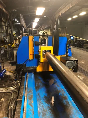 New ERWTech/UCG High-Speed Flying Cold Saw, Double-Cut
