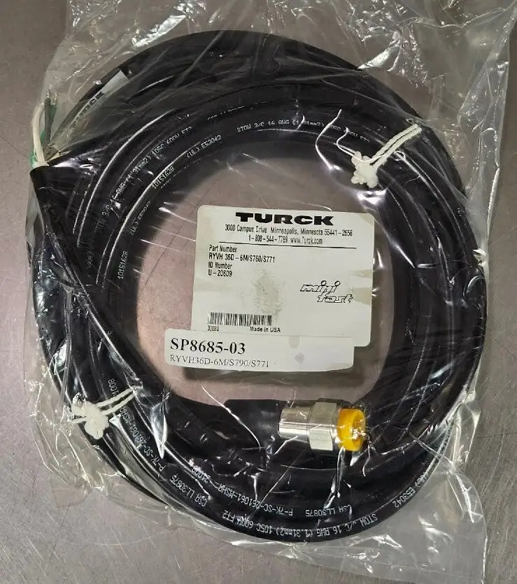 TURCK RYVH 36D-6M/S760/S771 Mini Fast PLC Cable Loc 5E-13