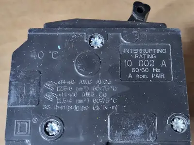 15 Amp, 2 Pole, 120/240 Volt Circuit Breaker