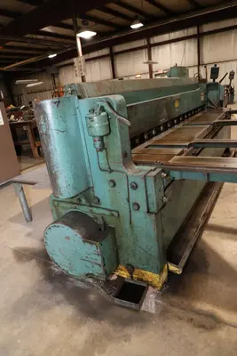 Used 1972 Wysong 1010-RD Power Squaring Shears (Gauge) New Jersey US | Machinery Values #1324551