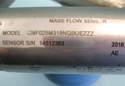 USED Micro Motion CMF025 M319NQBUEZZZ