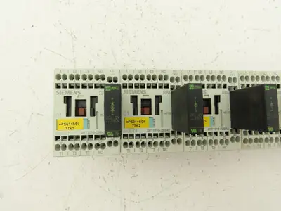 Siemens 3RT1016-2BB42 Contactor 24VDC Coil 9A 400VAC 4kW 3Pole Lot Of 9