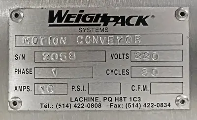 USED Motion Conveyor