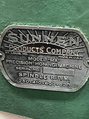 Sunnen Horizontal Hone