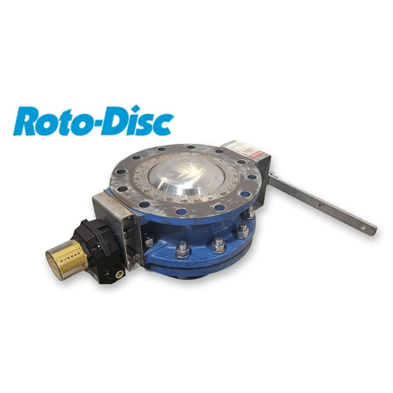 8" Roto-Disc Size 8 Spherical Valve Manual hand lever actuation [UNUSED!]