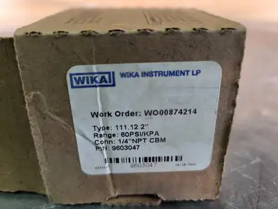 NEW WIKA 9603047