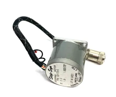 Used Sayo Denki Step-Syn Stepping Motor 1.8° Step 5.1VDC 1.0A Motors (misc) Michigan US | Maverick Industrial Sales #1395675