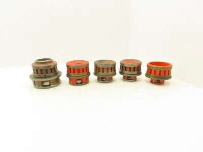 Ridgid 12-R Die Heads With Dies 5 Piece Set For Manuel Ratchet Threader