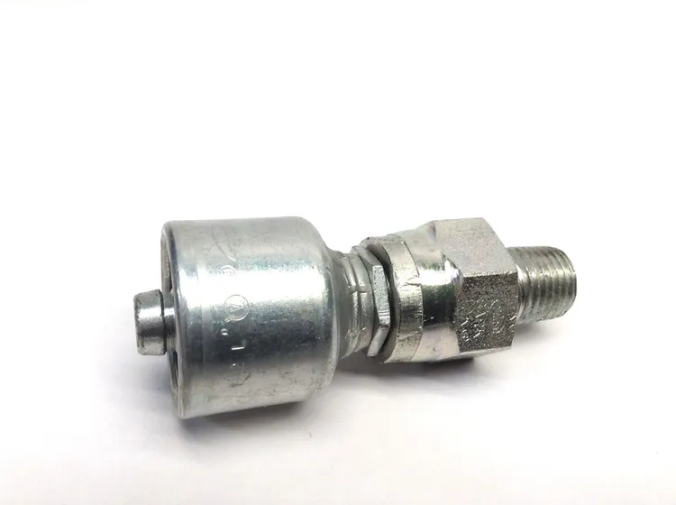 Used GATES MEGACRIMP HYDRAULIC HOSE FITTING G25105-0604 Hoses | Maverick Industrial Sales #1116057
