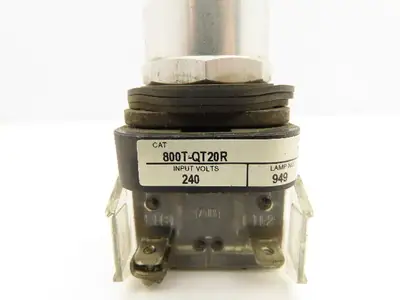 Allen Bradley 800T-QT20R Red Illuminated Pushbutton 30mm