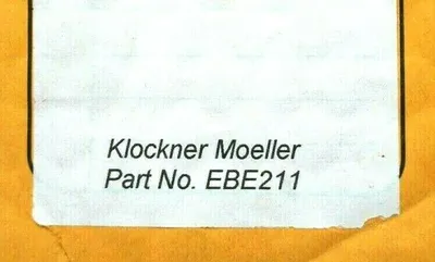 USED KLOCKNER MOELLER EBE-211 TIMER MODULE EBE211