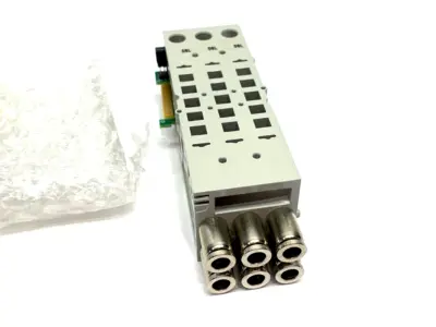 New | in-Stock Numatics Manifold Block Assembly 3-Station 501 Series 6mm Tube Parts (Hydraulics and Pneumatics) Michigan US | Maverick Industrial Sales #1399904