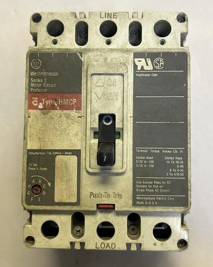 USED WESTINGHOUSE HMCP007C0C