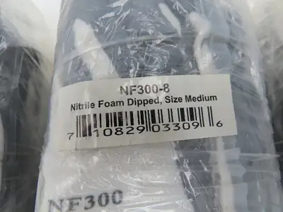 Seattle Work Glove Nitrile Foam Dipped Palm Coated Size Medium 72 Pair 6 Dozen