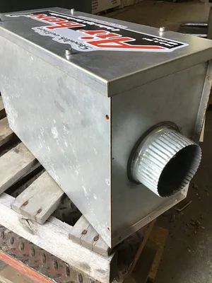 Air box one,4″ high flow charcoal filter 400 CFM Stealth addition