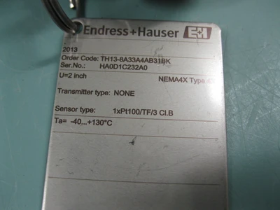 NEW Endress Hauser TH13-8A33A4AB31BK